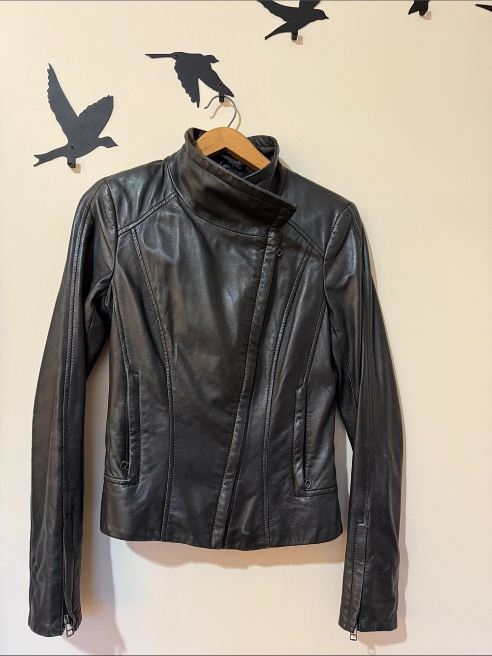 Women's Black Leather Jacket